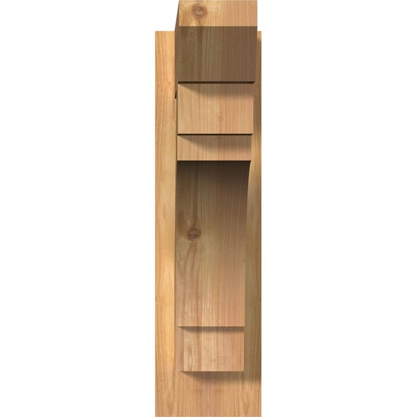 Merced Slat Smooth Outlooker, Western Red Cedar, 5 1/2W X 20D X 20H